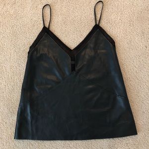 Zara Leather Tank